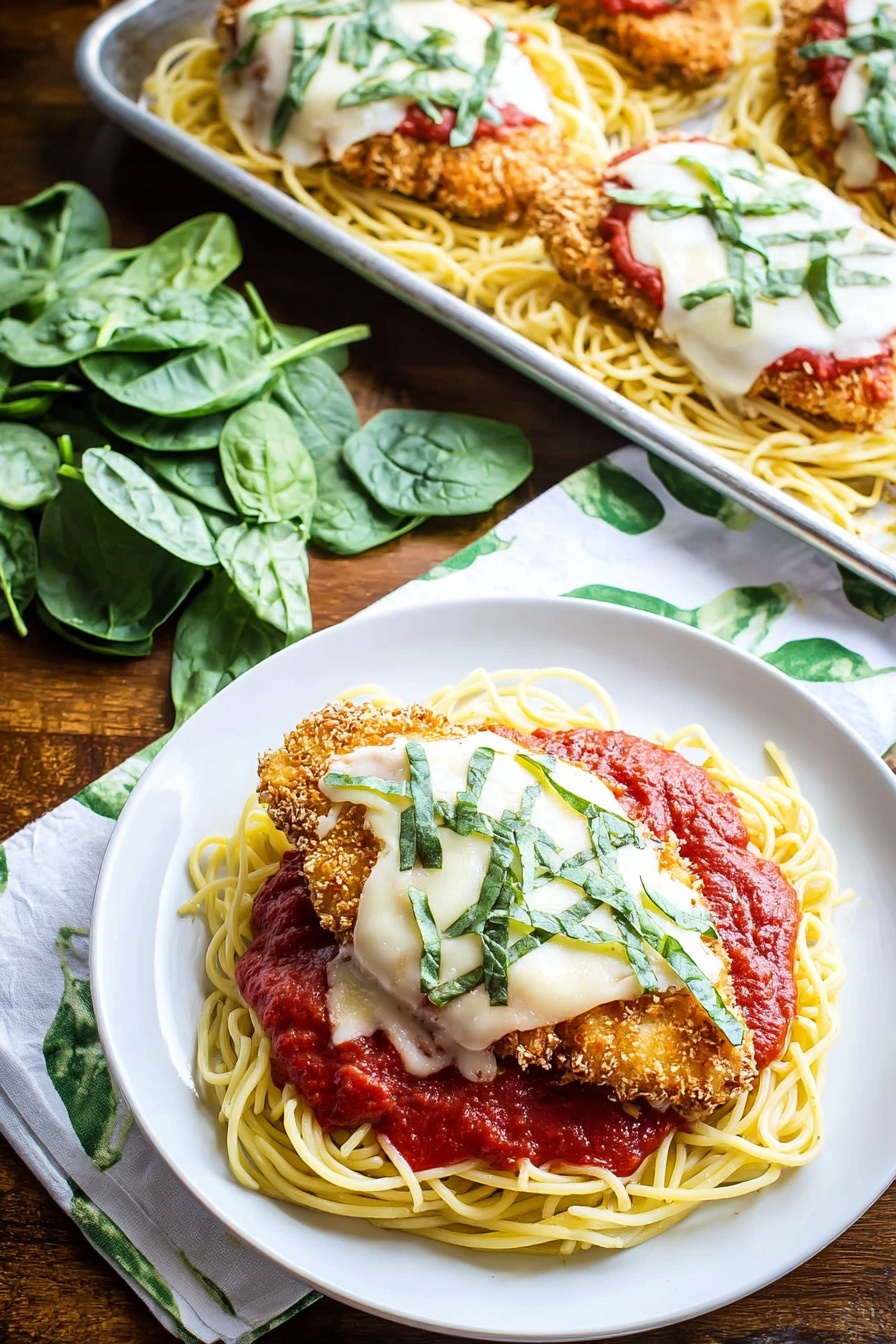 Chicken Parmesan - Serving Suggestion