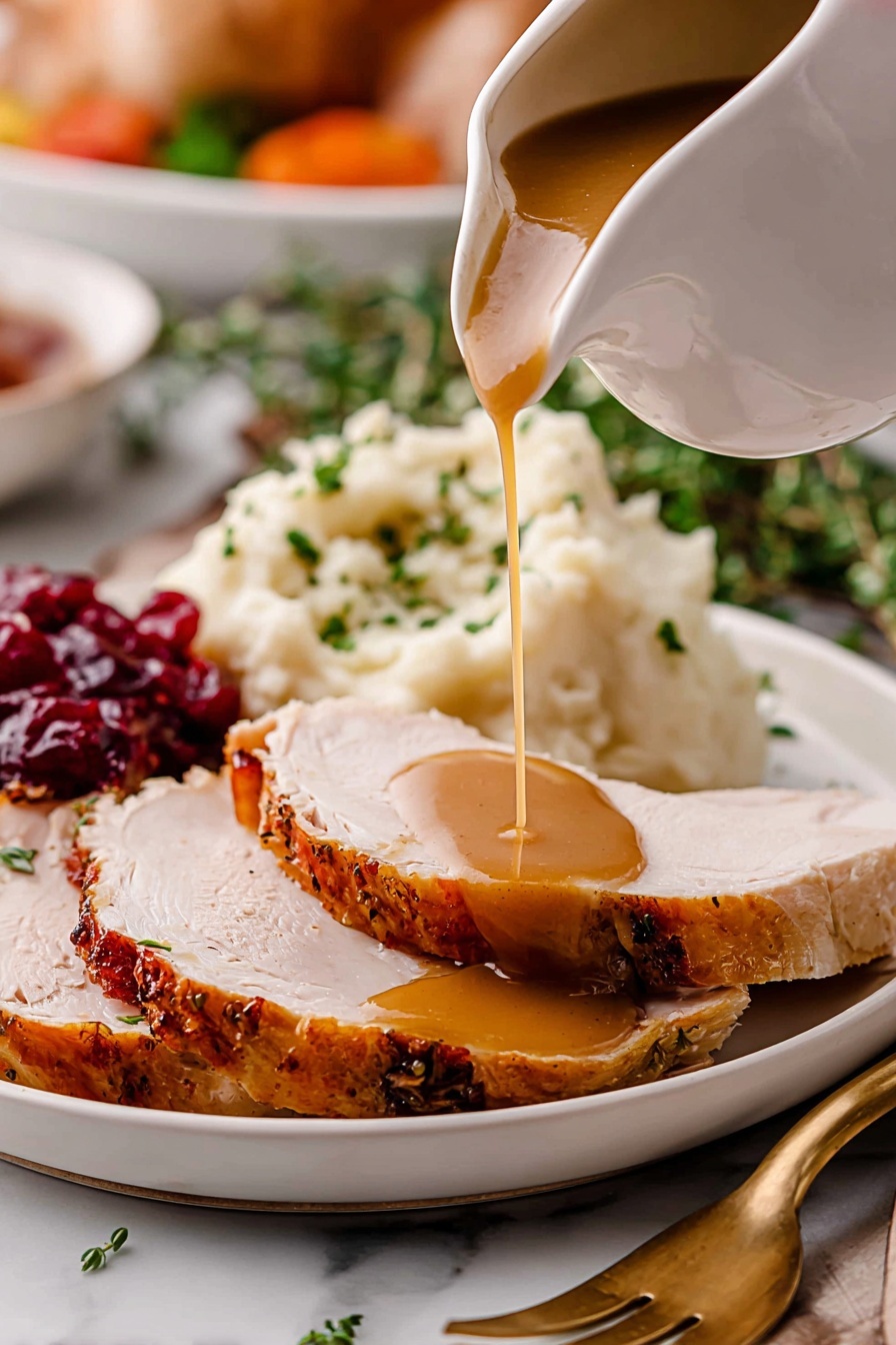 Bourbon Maple Turkey - Serving Suggestion