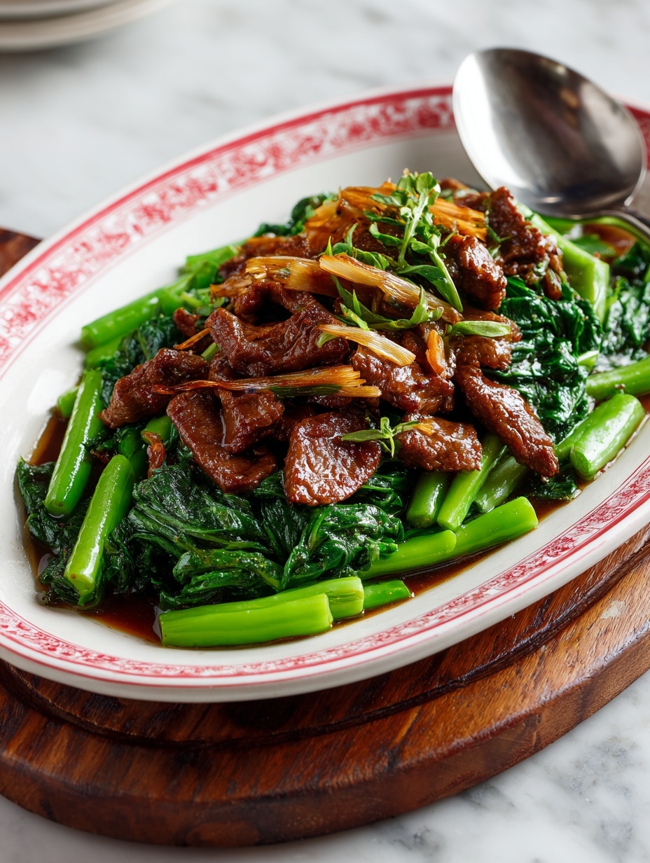 A white plate holds a neat bed of white rice as the first layer. On top of the rice is a layer of dark brown glazed beef slices with a shiny, slightly oily texture. The beef is scattered with thin rings and strips of red and green peppers, which add bright red and light green colors that contrast with the brown beef and white rice. On the right side of the plate, next to the food, are turquoise chopsticks with small colorful patterns near the tips. The plate sits on a white marbled surface. Photo taken with an iphone --ar 2:3 --v 7