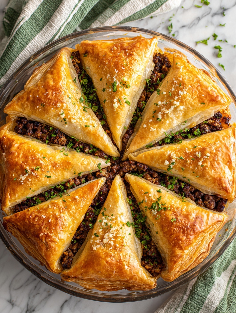 A close-up of a slice of lasagna on a white plate, showing multiple layers vividly. Starting from the bottom, there is a thin layer of flat pasta, topped with a rich red tomato sauce mixed with small bits of cooked ground beef. Above this, a thick white layer of creamy ricotta cheese sits in the middle. Next, another layer of cooked ground beef and tomato sauce is visible, covering the ricotta. The top layer is slightly browned melted cheese with golden spots and small green herb leaves sprinkled for garnish. The background shows a white marbled surface. Photo taken with an iphone --ar 2:3 --v 7